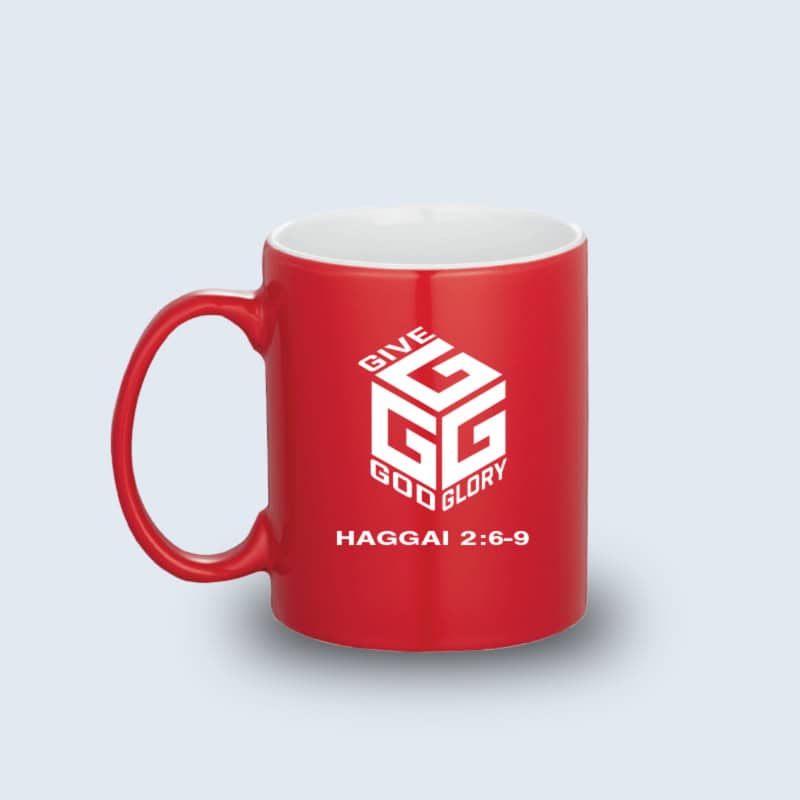 Give Good Glory custom branded mug made by Strategic Factory.