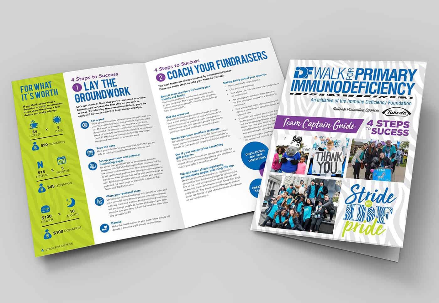 Immune Deficiency Foundation printed brochure