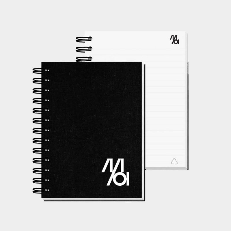 MOI branded journal with graph paper