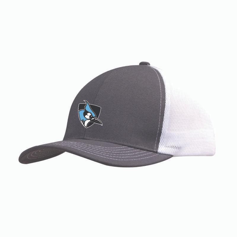 athletic trucker hat for johns hopkins university