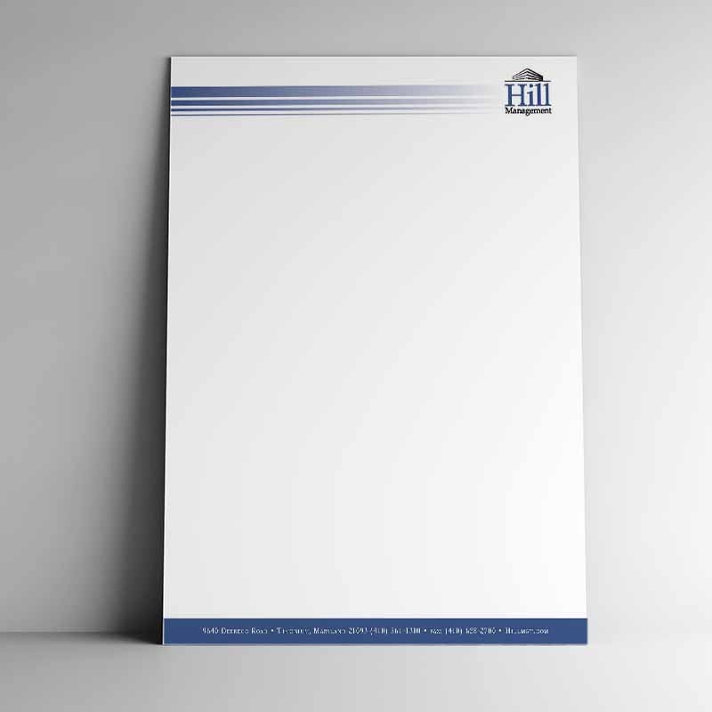 custom designed letterhead