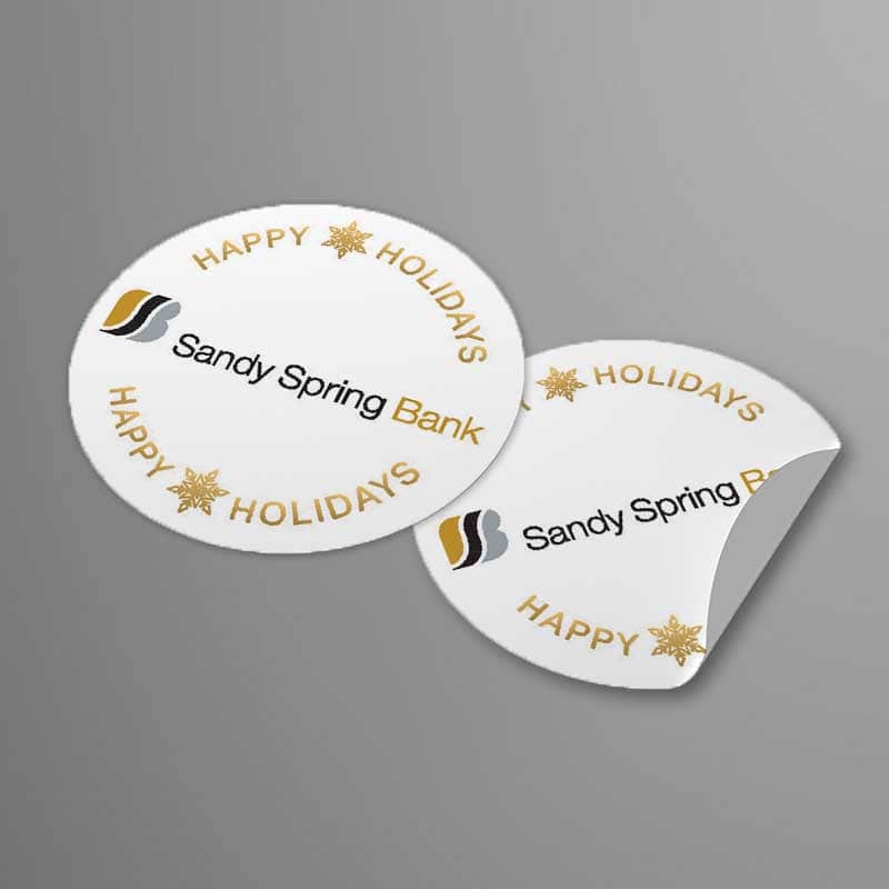custom branded sticker promotional product