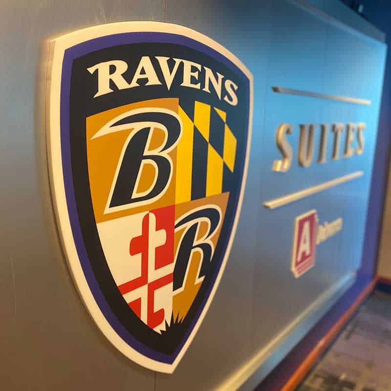 Custom Branded Dimensional Lettering Stadium Signage