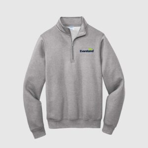 custom branded fleece Quarter-Zip Pullover Sweatshirt