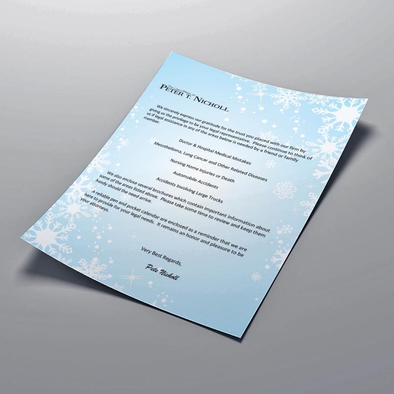 Peter T. Nicholl Holiday Letters