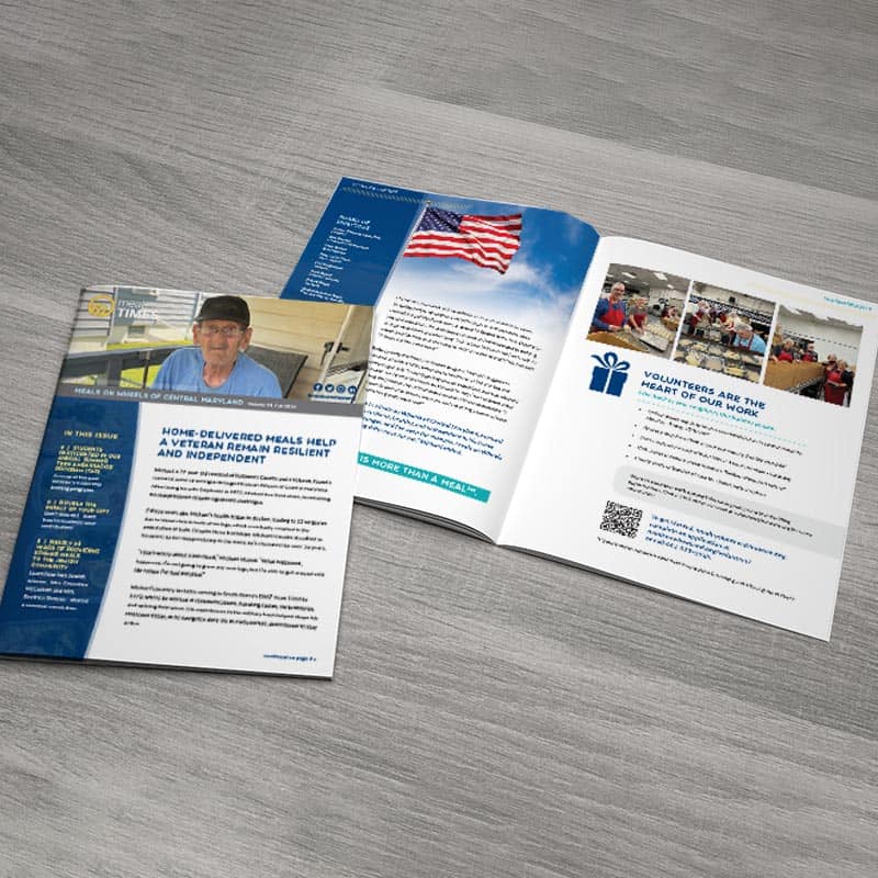 Meals on Wheels Newsletter Mailing