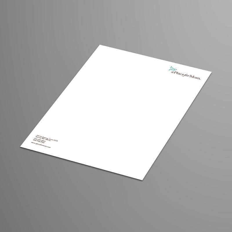 A Place For Mom Letterhead