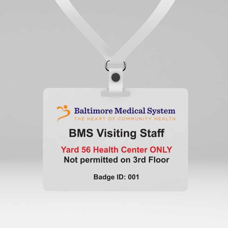 Baltimore Medical System Badges