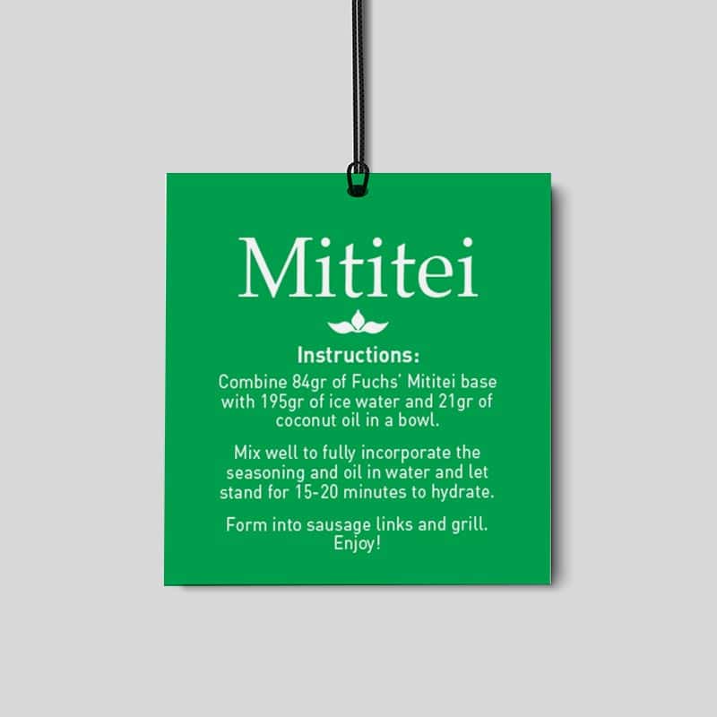 Fuchs' Mititei Hang Tags