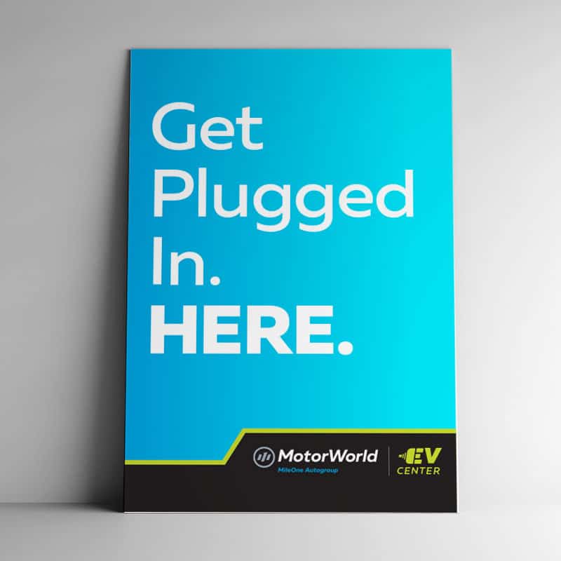 branded PVC promotional signage