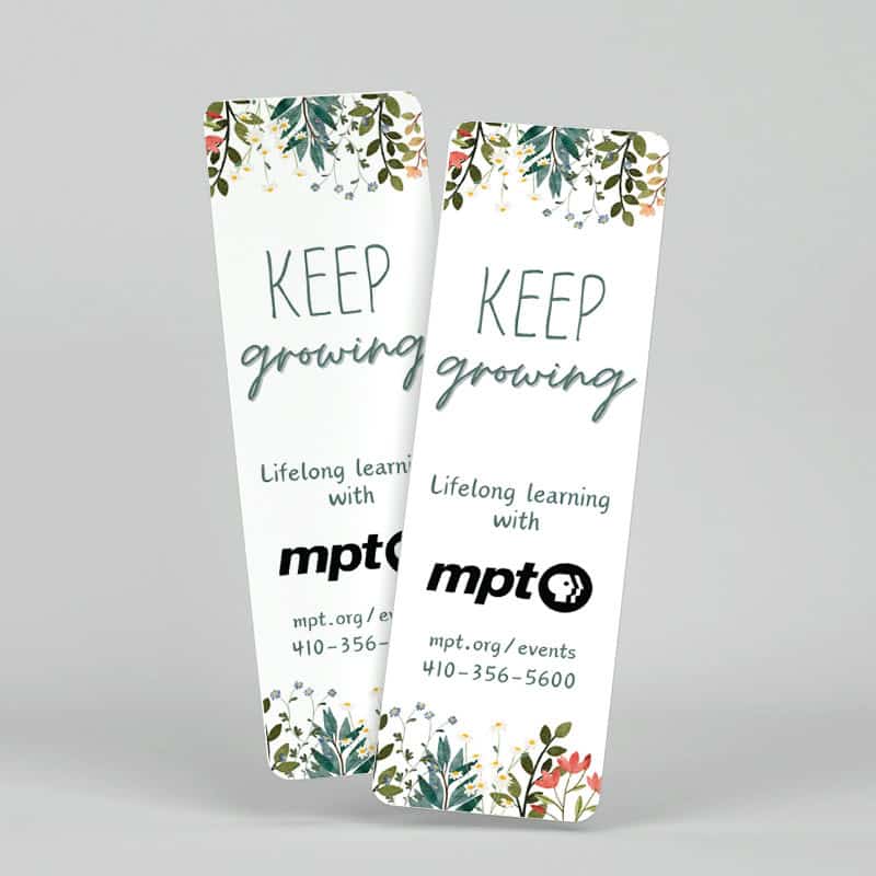 Maryland Public Television promotional bookmark