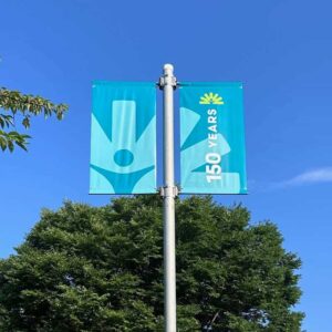 custom printed pole banners