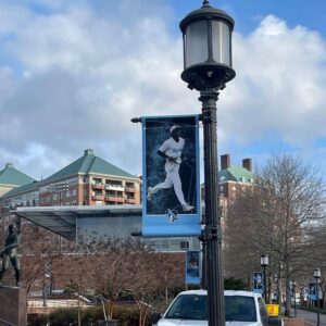 Custom Johns Hopkins University Athletics Street Pole Banners