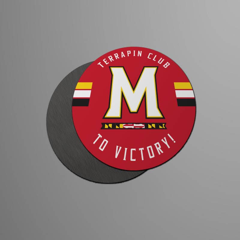 University of Maryland Terrapin Club round stickers