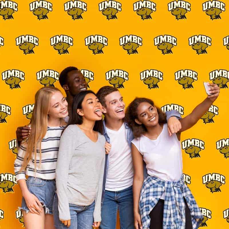 step and repeat backdrop banner for universities and schools